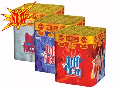 Флаг России Дневной фейерверк купить в Томске | tomsk.salutsklad.ru