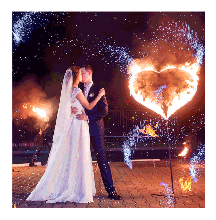 Организация пиротехнического шоу на свадьбу  Томск | tomsk.salutsklad.ru