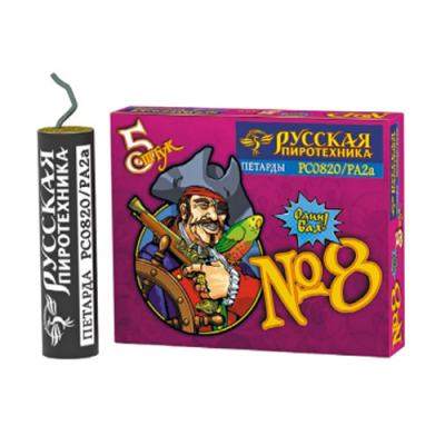Петарда фитильная № 8 Петарды купить в Томске | tomsk.salutsklad.ru