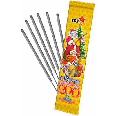 200 мм. Бенгальские огни купить в Томске | tomsk.salutsklad.ru