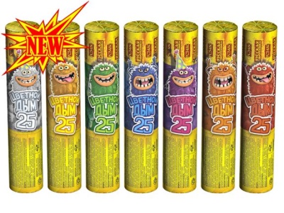 Цветной дым 25 Цветной дым купить в Томске | tomsk.salutsklad.ru